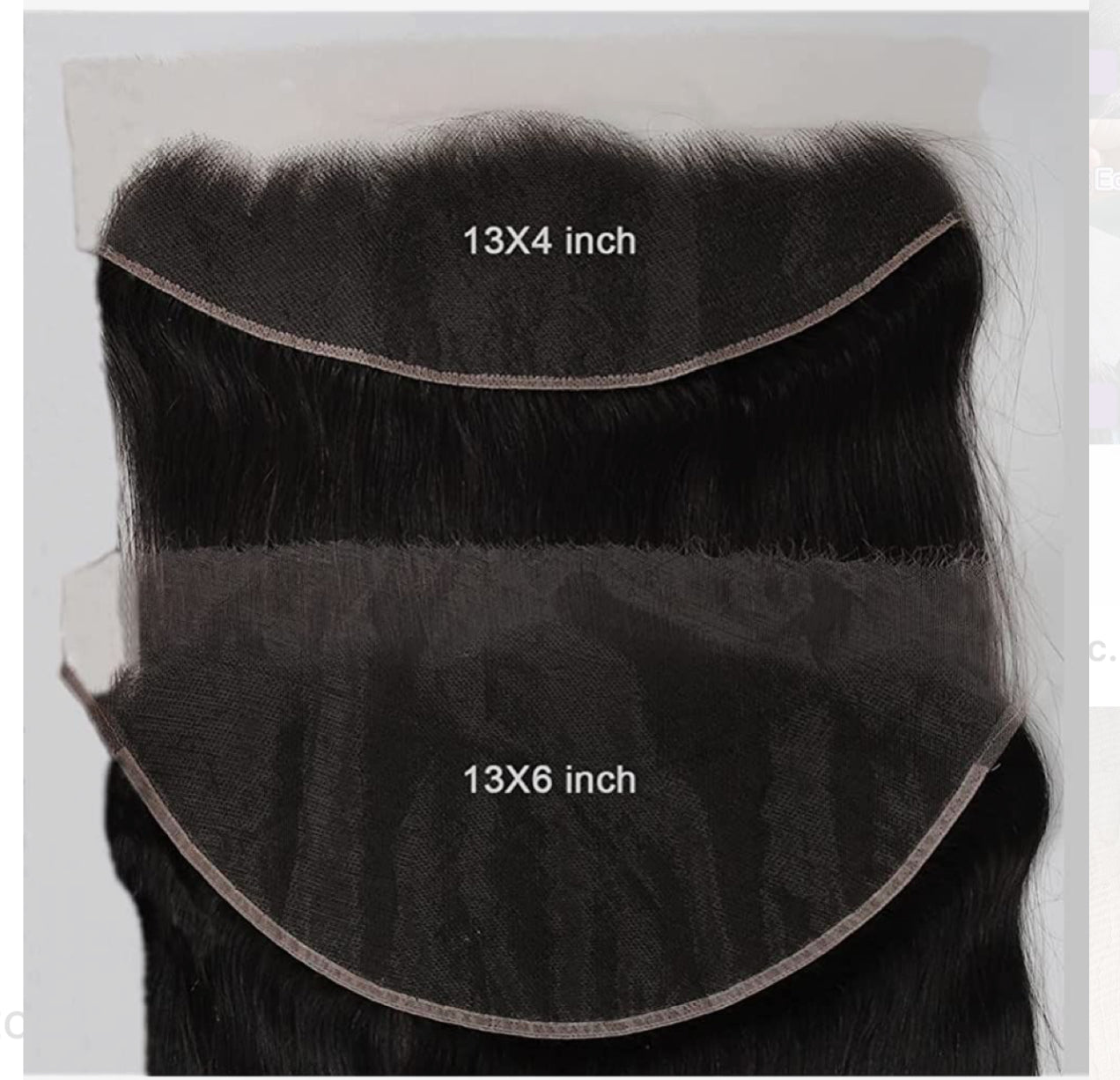 lace frontal et closure