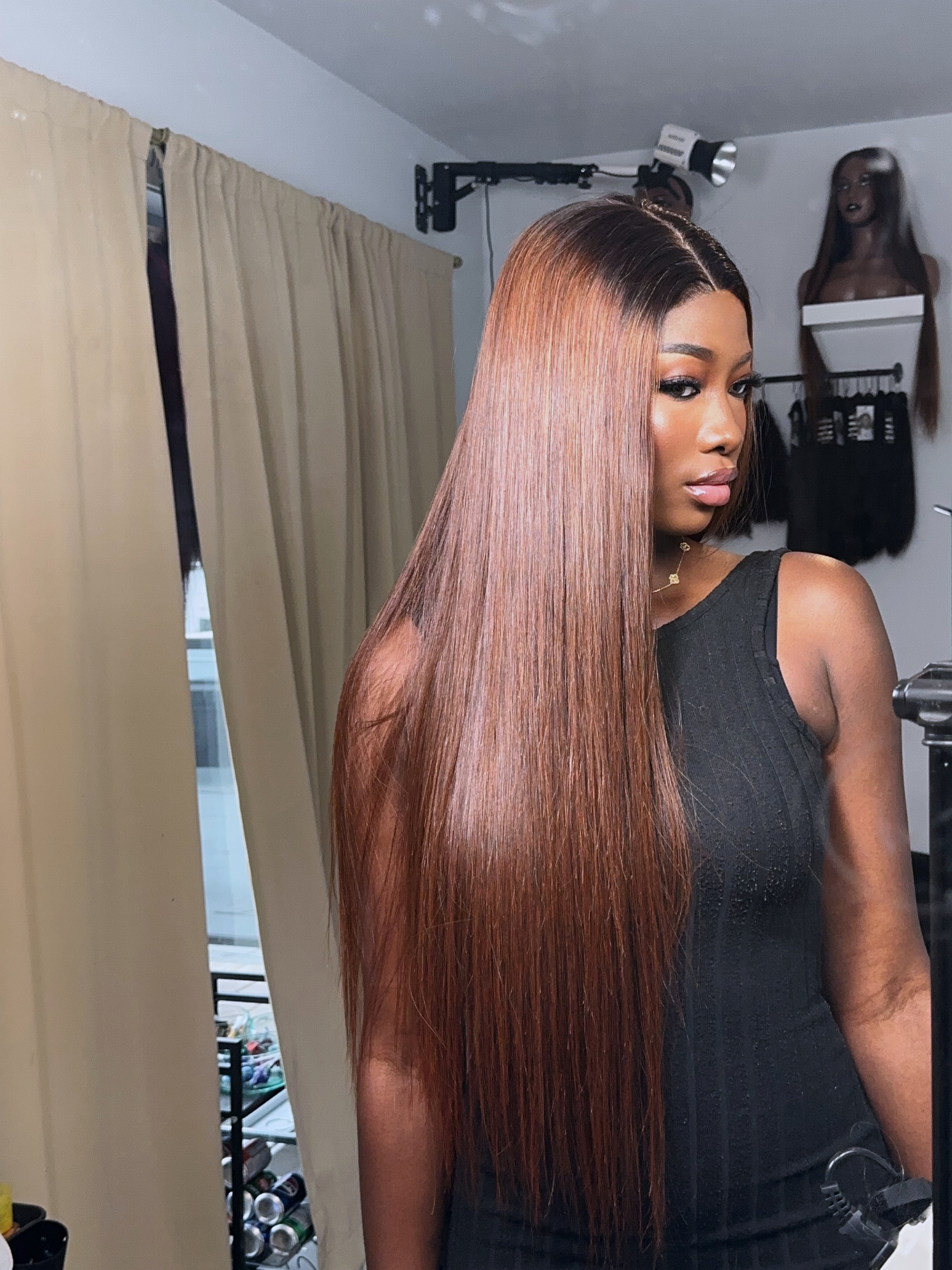 Long - Soft Aura ( brown )