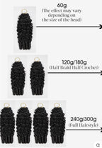 Kinky curly Crochet