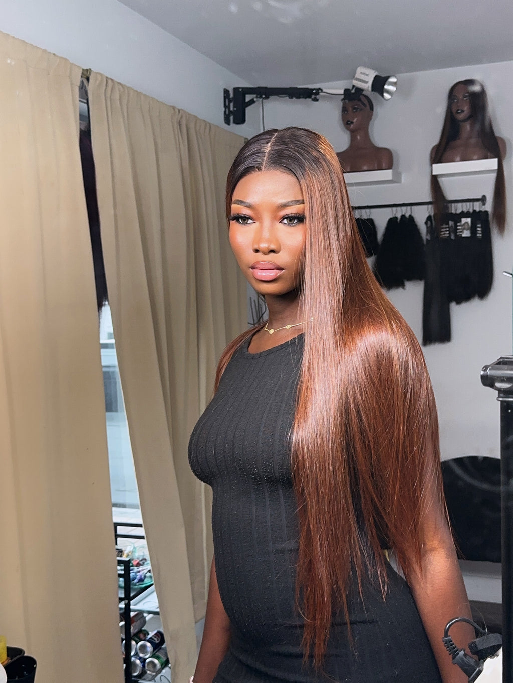 Long - Soft Aura ( brown )