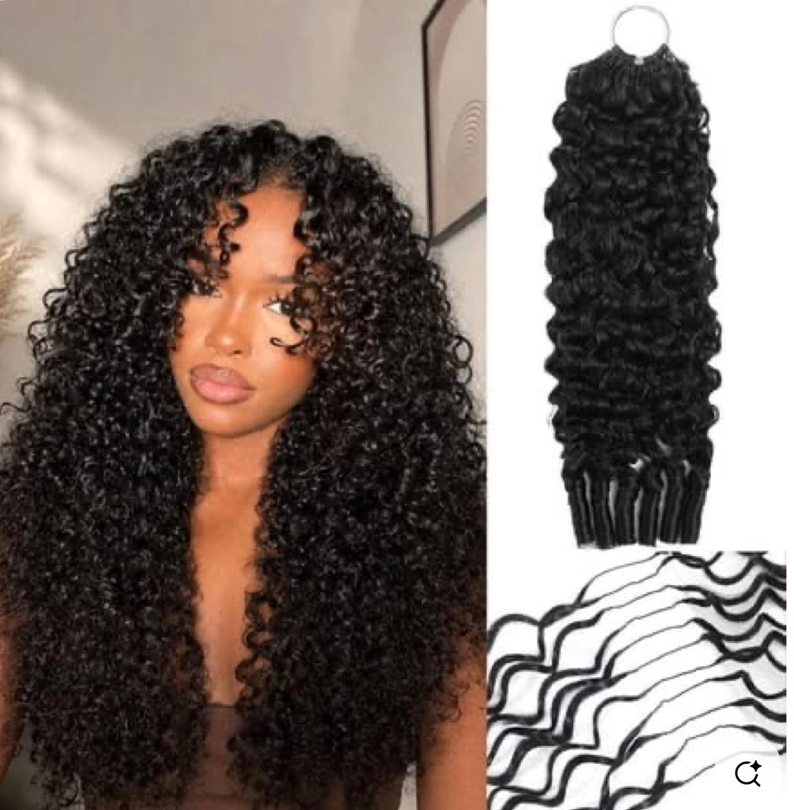 Kinky curly Crochet